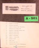 AEM-AEM Abrasive Engineering 370 NBII, Installation Operations and Spare Parts Manual 1978-370-NBII-01